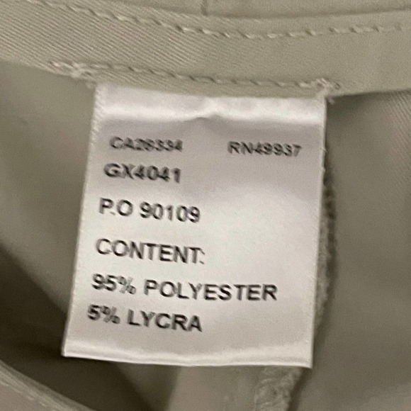 Tail Tech Performance High Rise Beige Golf Shorts Size 6 - Picture 6 of 8